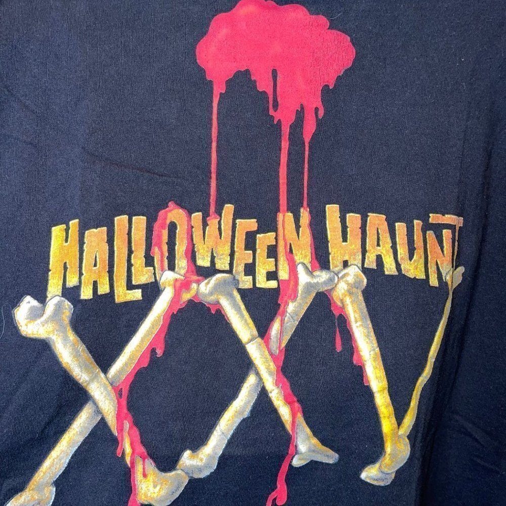 Knott’s Scary Farm Mens T Shirt Black Size XL Vintage 1997 Halloween Haunt USA - Picture 5 of 15